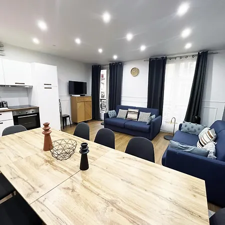 公寓 Urban Flat 17 - Pretty 3 Bdr Flat In Montorgueil *