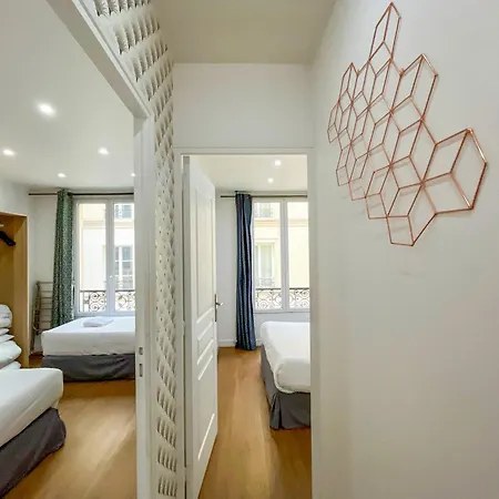 شقة Urban Flat 17 - Pretty 3 Bdr Flat In Montorgueil باريس