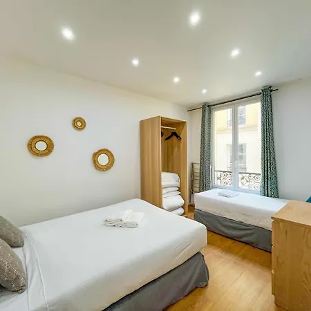 Apartament Urban Flat 17 - Pretty 3 Bdr Flat In Montorgueil Paryż