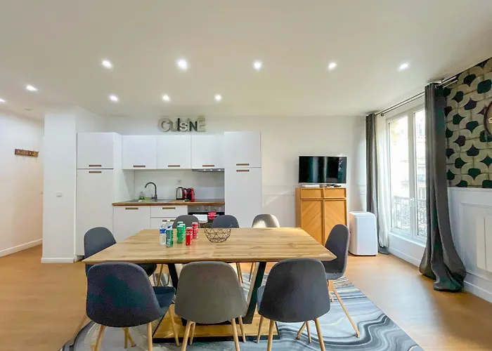 Urban Flat 17 - Pretty 3 Bdr Flat In Montorgueil باريس