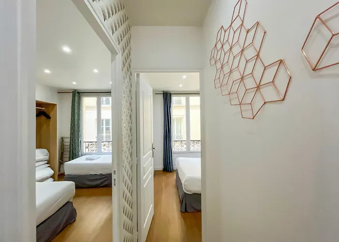 شقة Urban Flat 17 - Pretty 3 Bdr Flat In Montorgueil باريس
