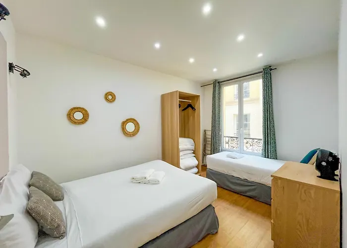 شقة Urban Flat 17 - Pretty 3 Bdr Flat In Montorgueil باريس