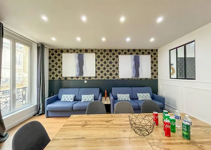 شقة Urban Flat 17 - Pretty 3 Bdr Flat In Montorgueil